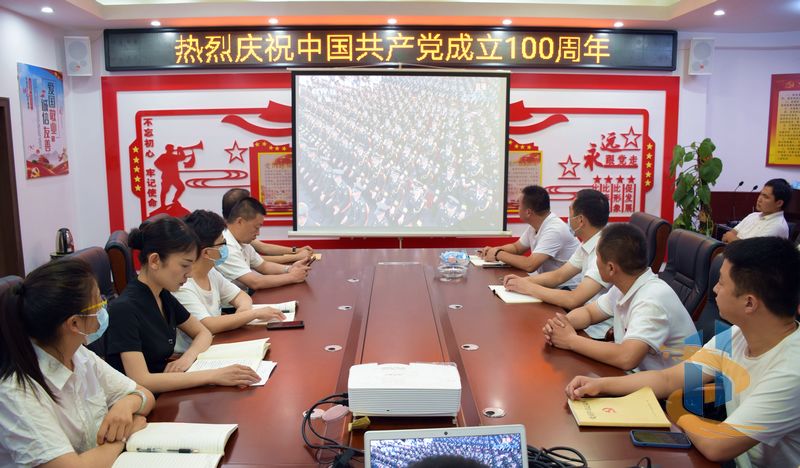 菏澤市建設(shè)工程監(jiān)理咨詢有限公司黨支部組織慶祝建黨100周年活動2